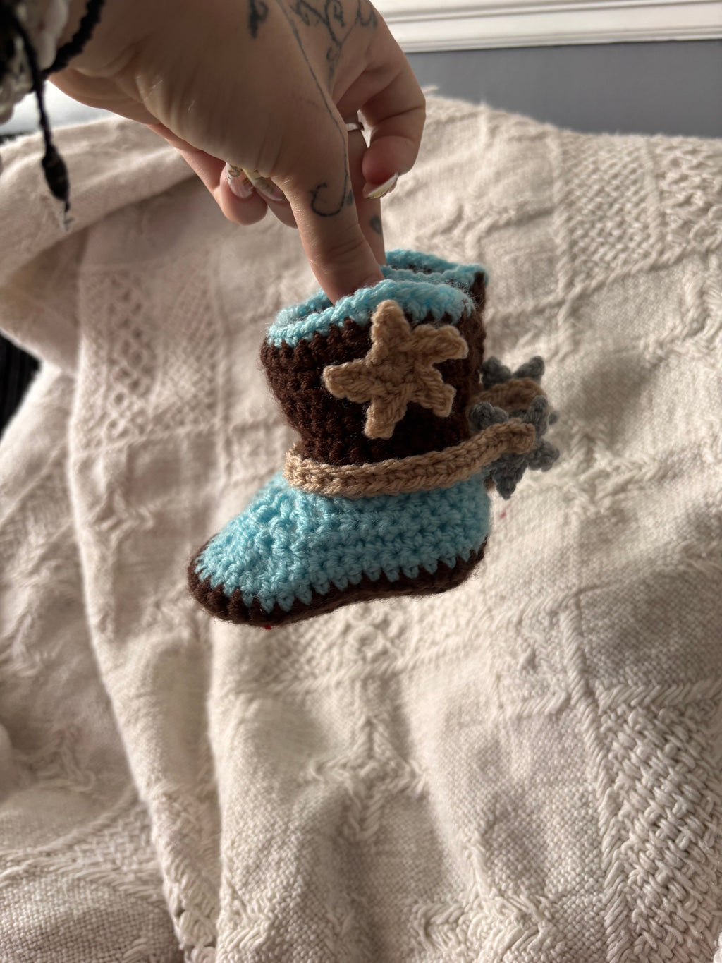 Baby Cowboy Hat & Boots Set (0-3 Months)