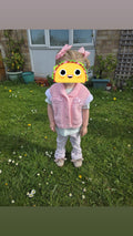 Pink crochet vest (toddler - 5-6 years)